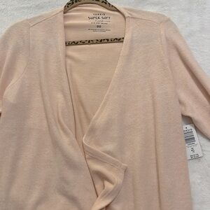 Torrid super soft plush drape new with tags size 00 M/L 10 soft pink